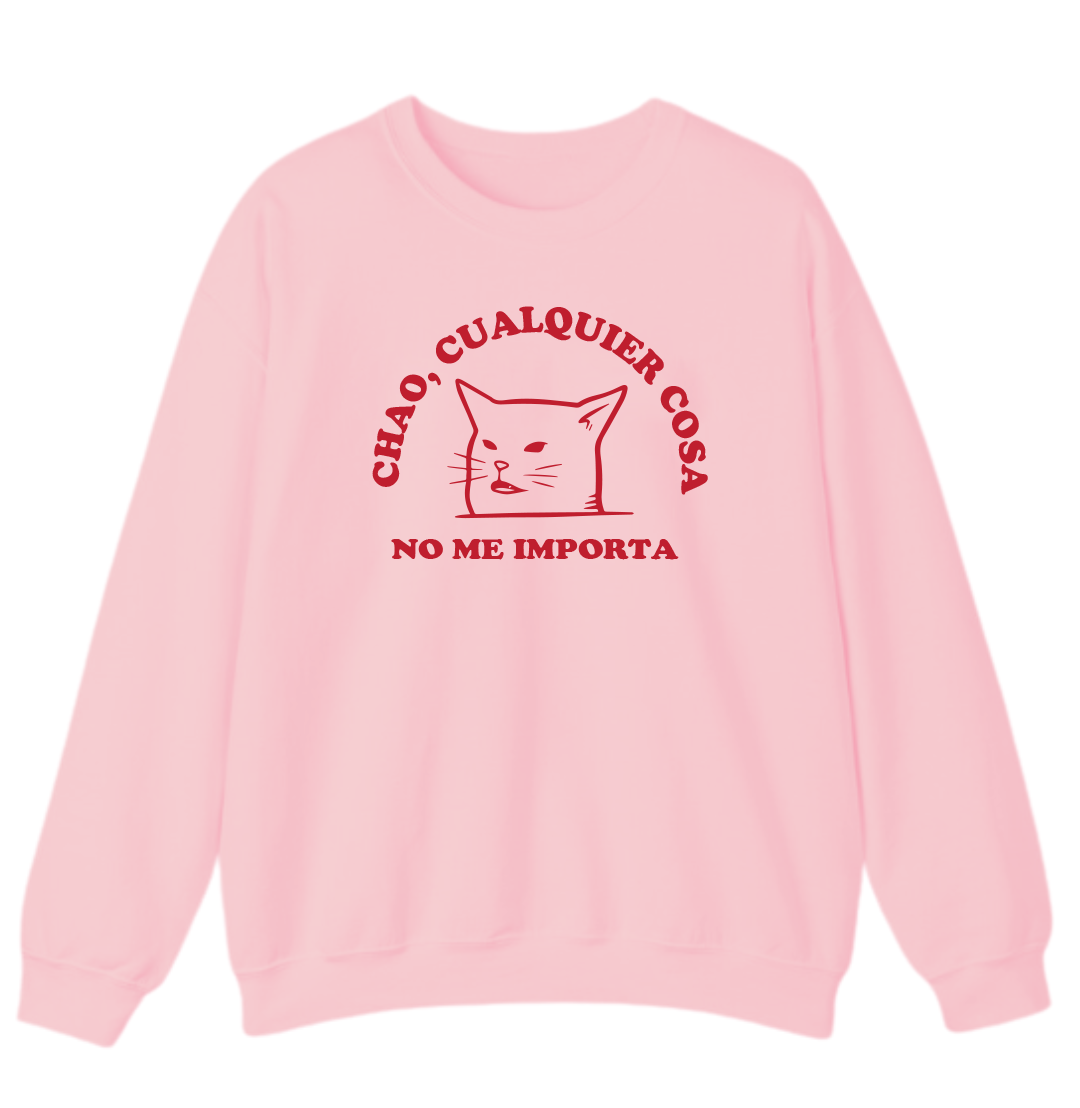 CHAO CUALQUIER COSA NO ME IMPORTA