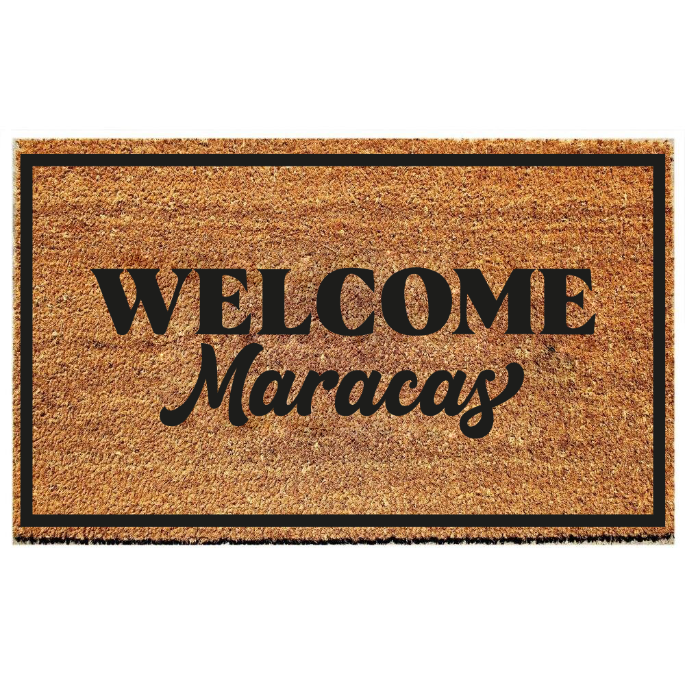 welcome maracas