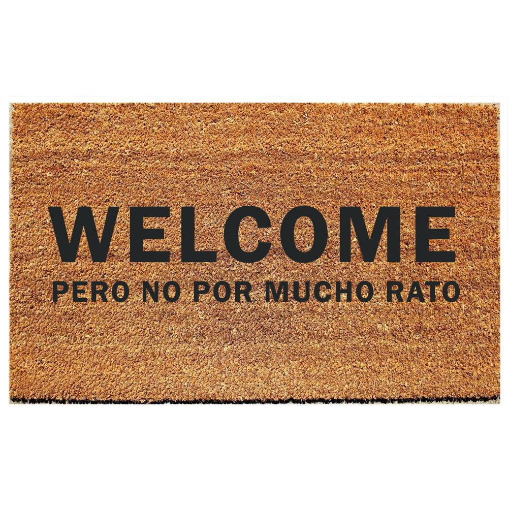 Felpa Welcome pero no por mucho rato