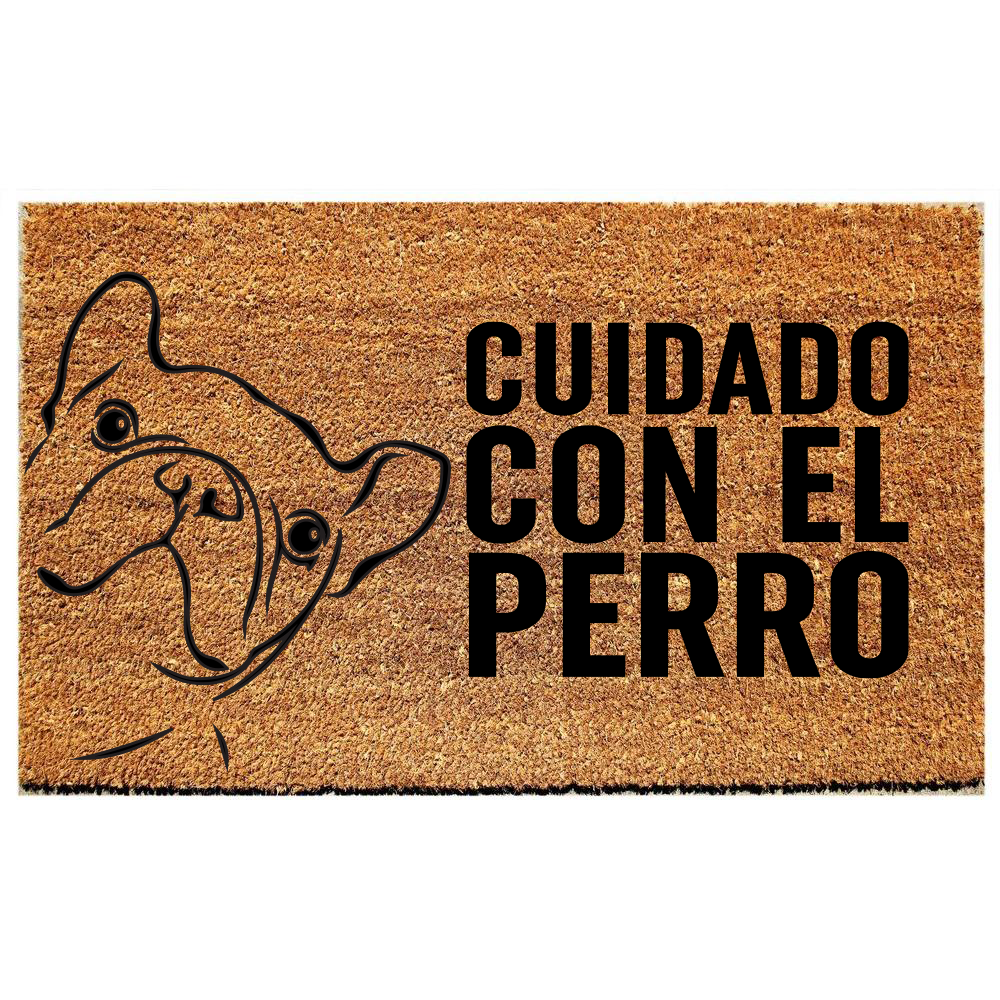 CUIDADO CON EL PERRO bulldog – Mi Felpa