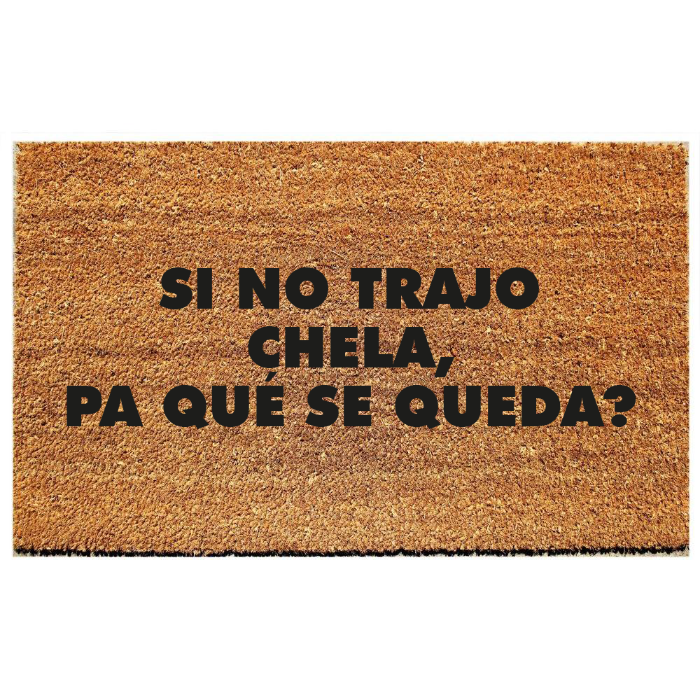 felpa si no trajo chela?