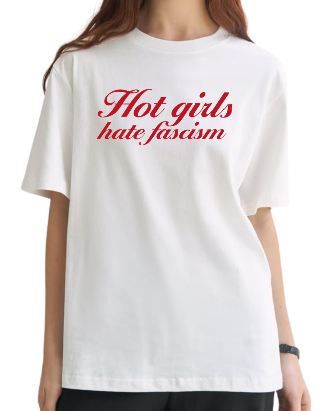 hot girl hate fascism