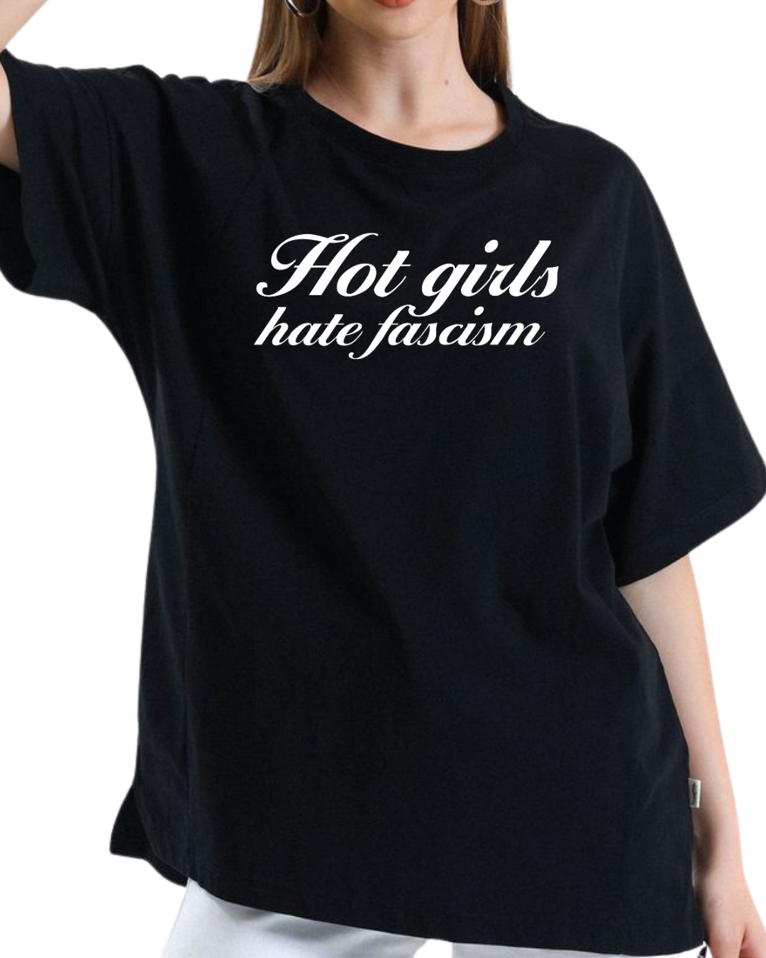 hot girl hate fascism