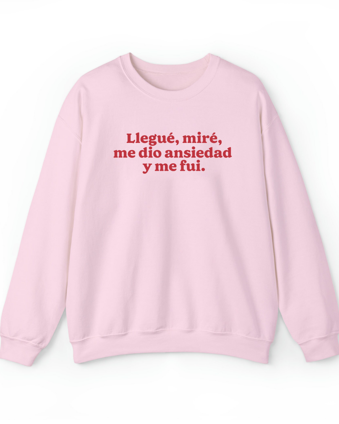 Llegué, miré, me dio ansiedad  y me fui