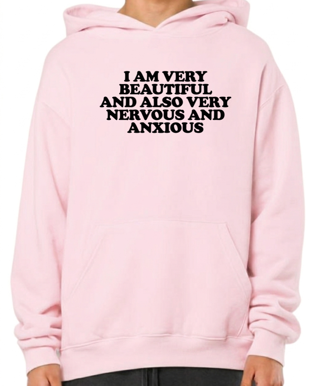 I am very beautiful and also very nervous and anxious (Editable)