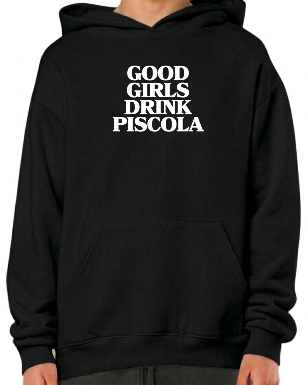 Good girl drink piscola (editable)