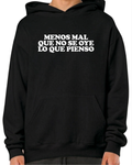 Menos mal que no se oye lo que pienso - poleron