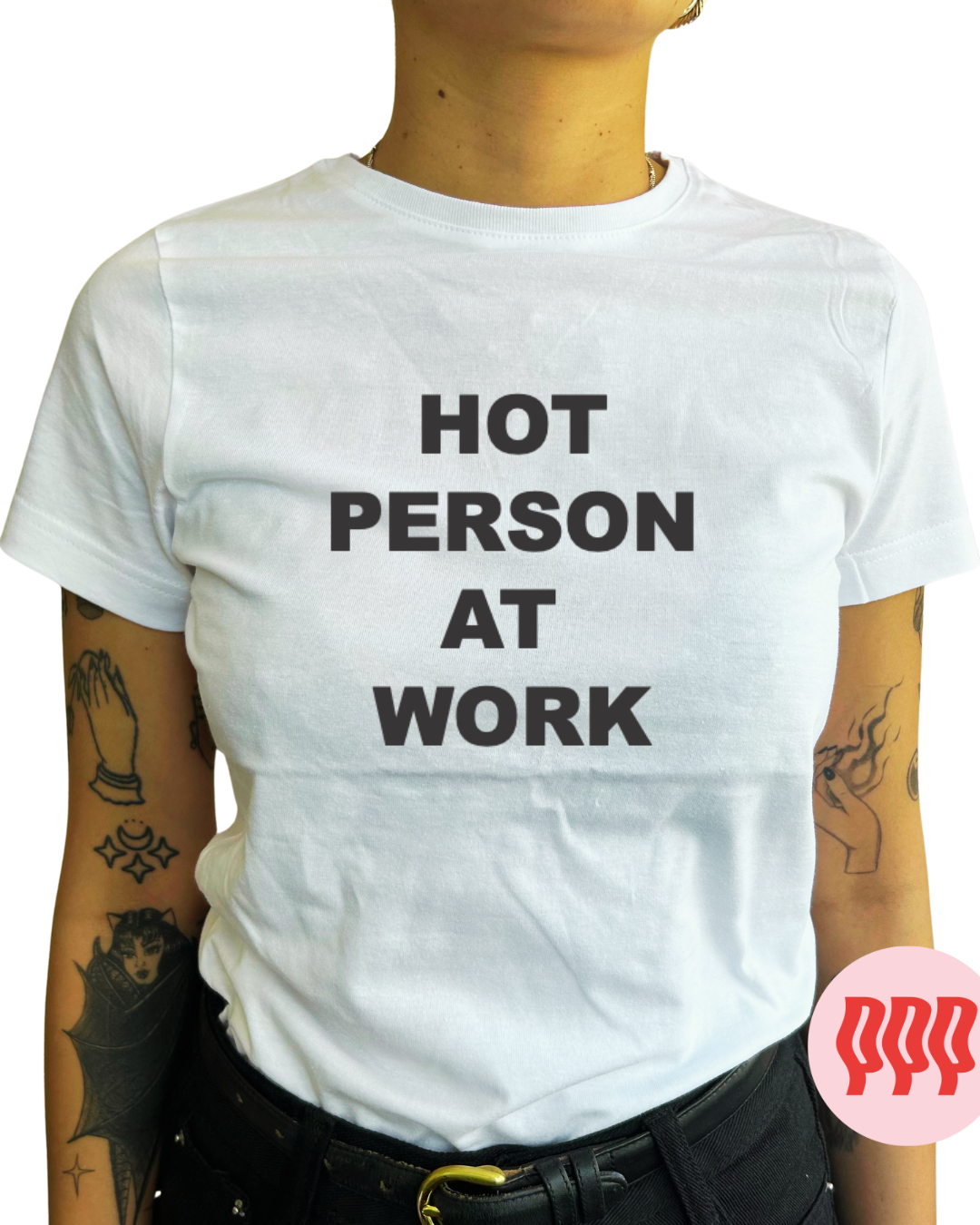 Hot person at work