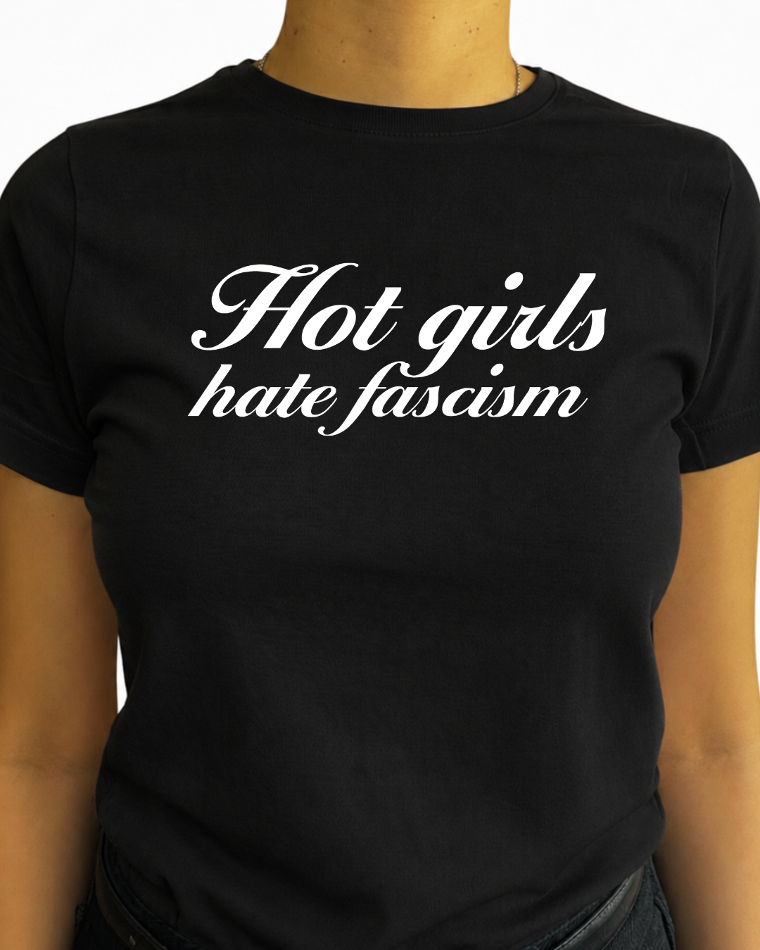 hot girl hate fascism
