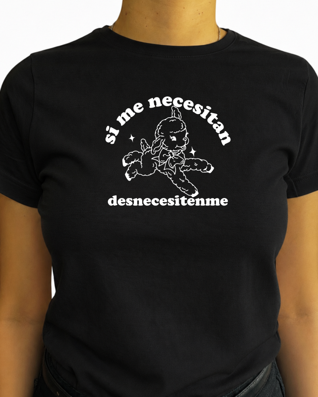 Si me necesitan, desnecesitenme  - dibujo