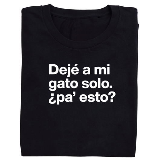 deje mi gato solo pa esto- polera