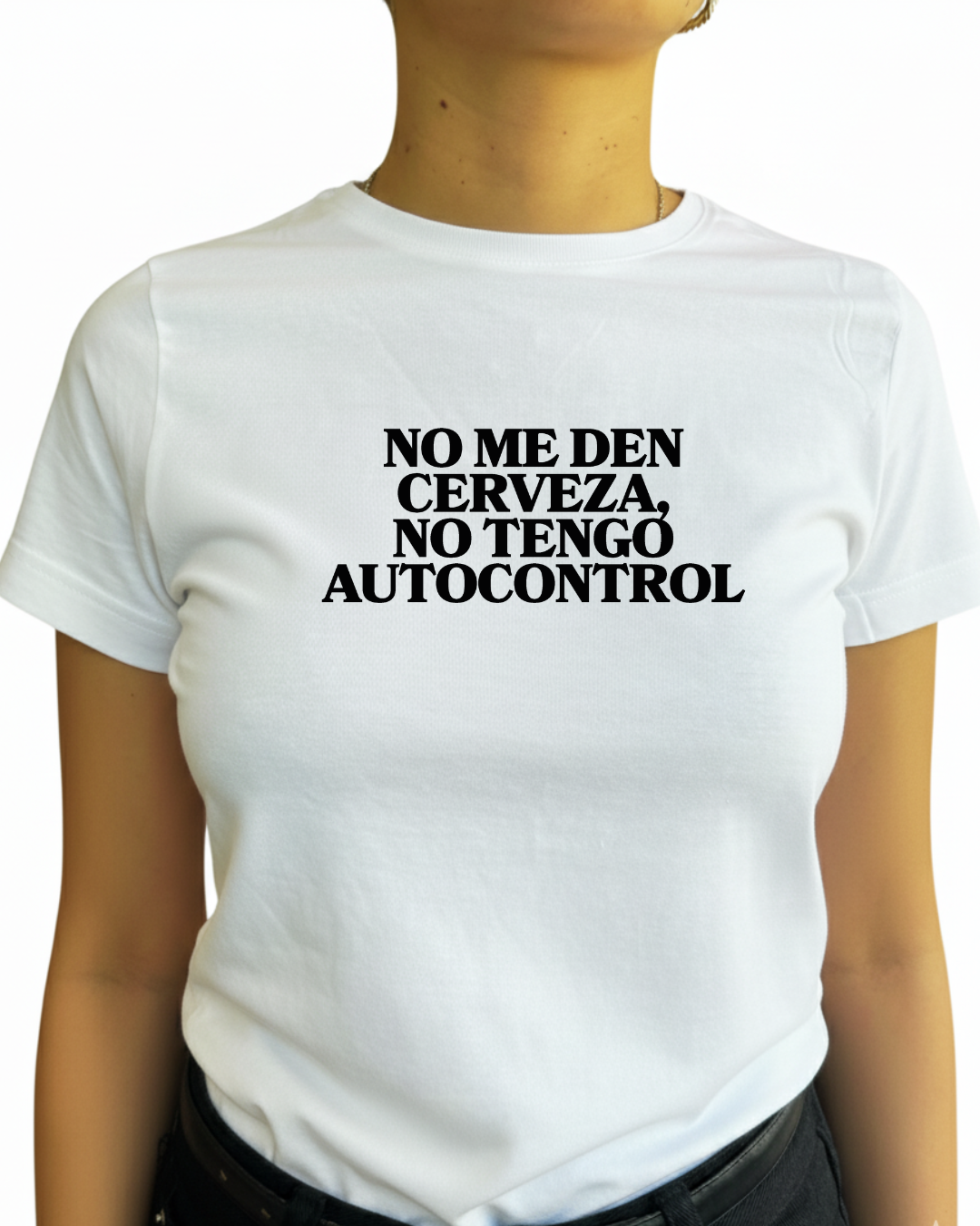 No me den cerveza, no tengo autocontrol (Editable)