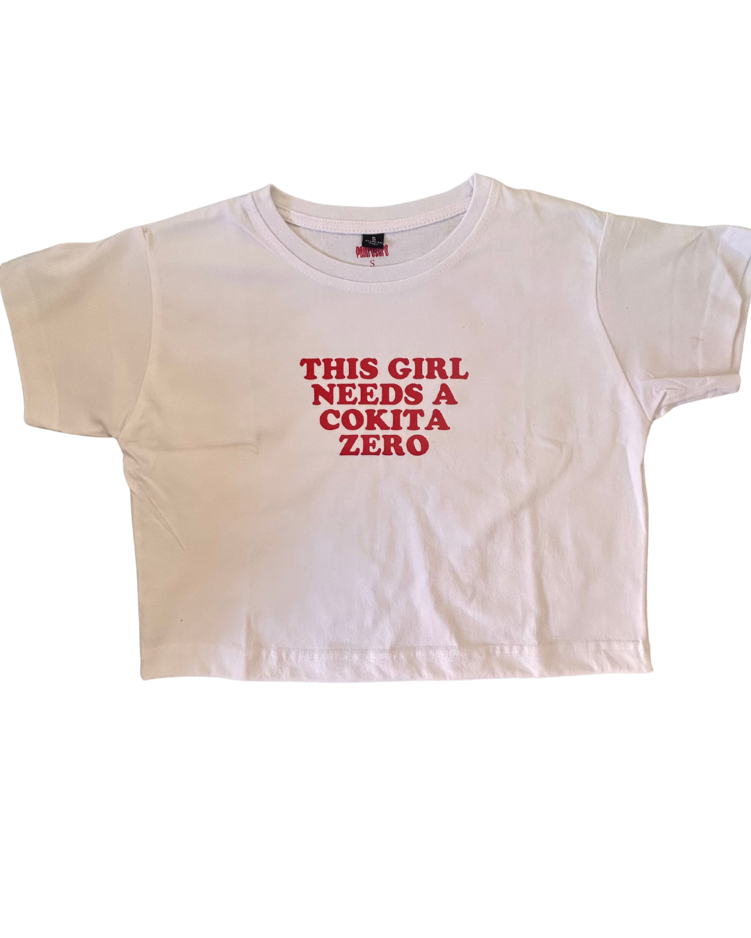 OUTLET - this girl needs cokita zero - crop top