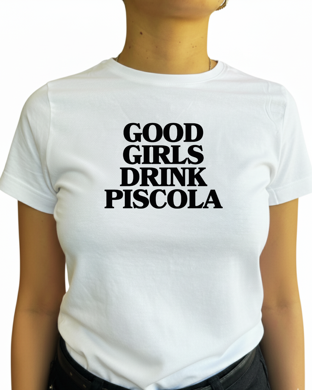 Good girl drink piscola (editable)