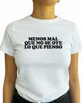 Menos mal que no se oye lo que pienso