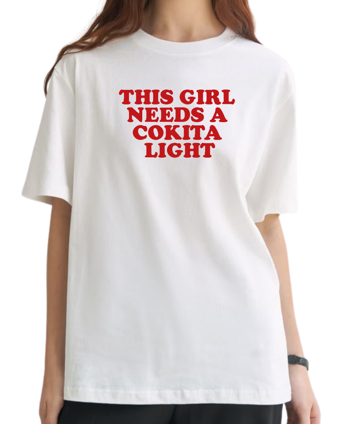 this girl needs a cokita LIGHT