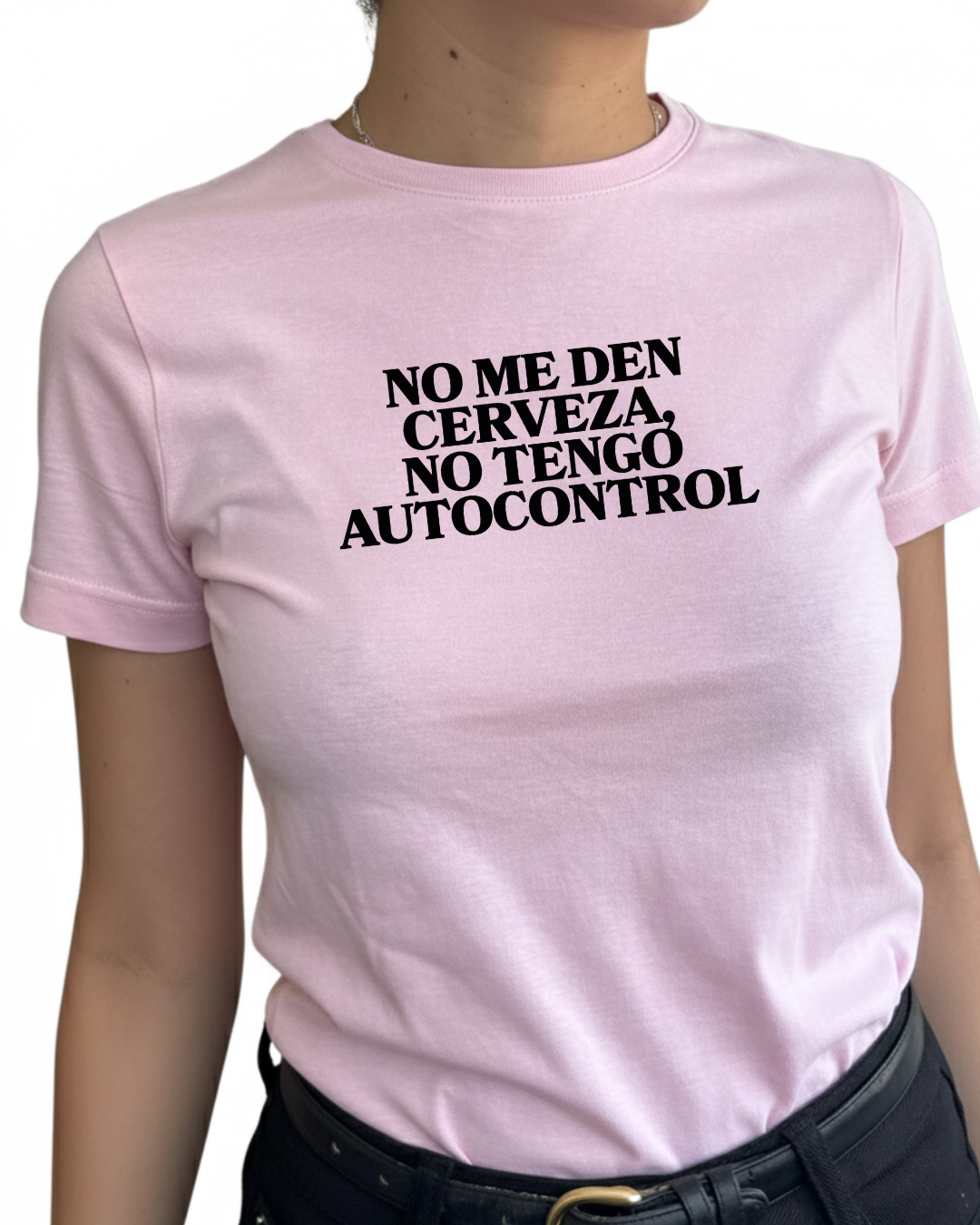 No me den cerveza, no tengo autocontrol (Editable)