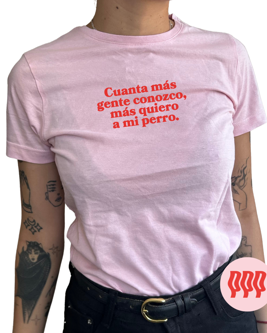 Cuanta más  gente conozco,  más quiero a mi perro.