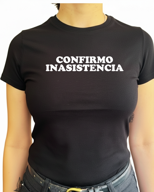Confirmo inasistencia