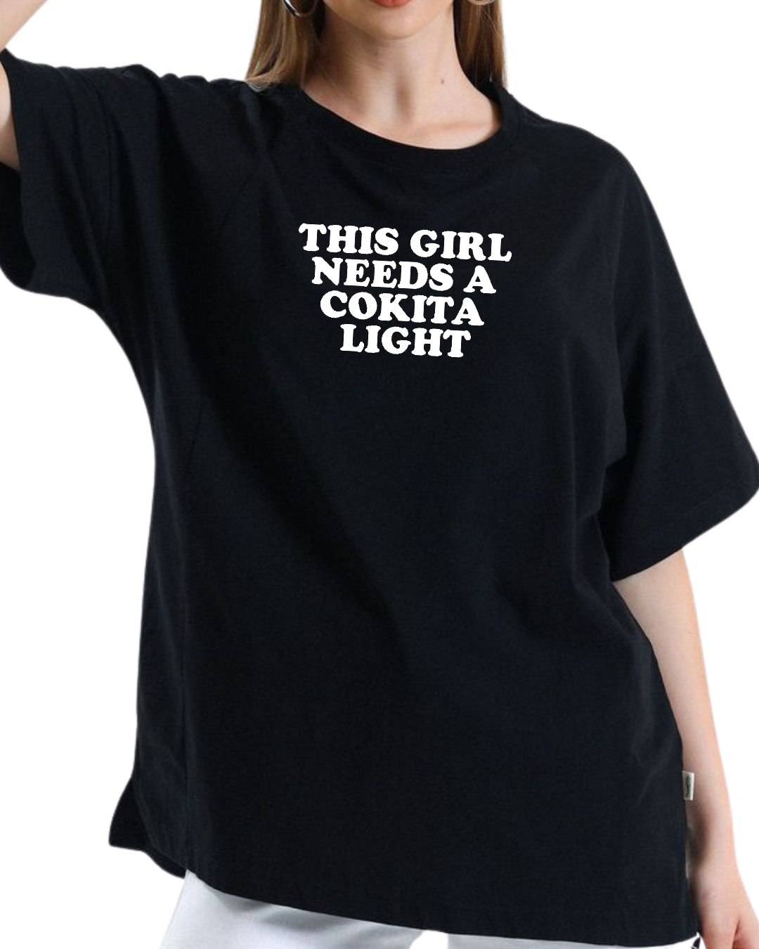 this girl needs a cokita LIGHT