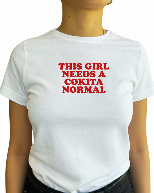 this girl needs a  cokita normal