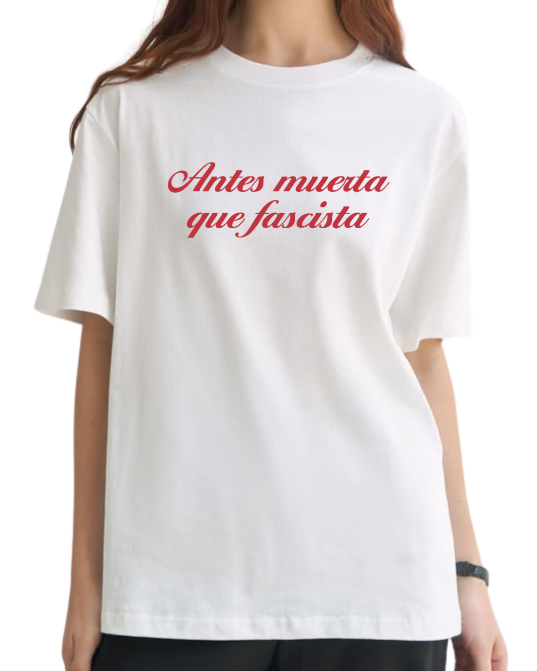 Antes muerta que fascista - polera