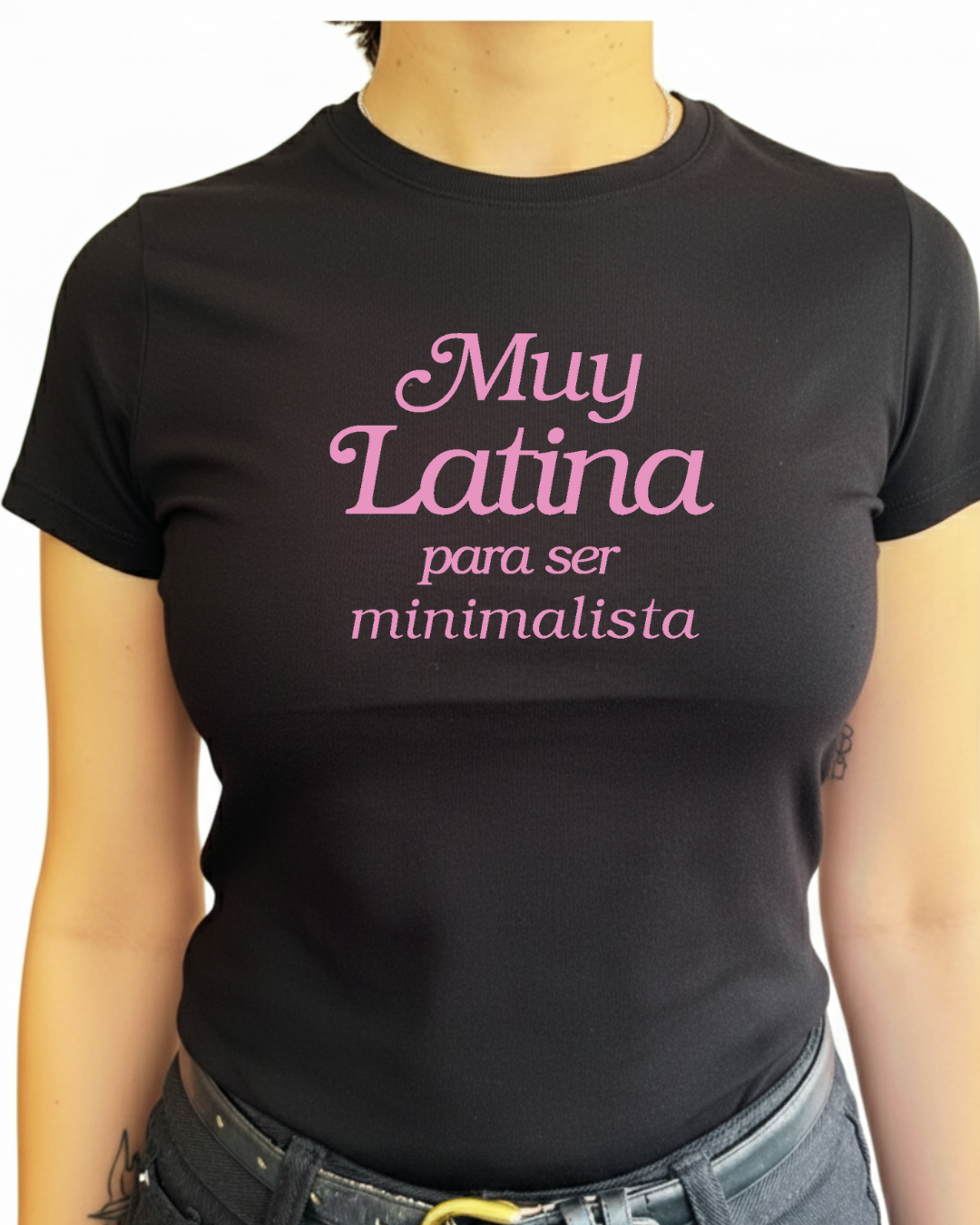 muy latina para ser minimalista