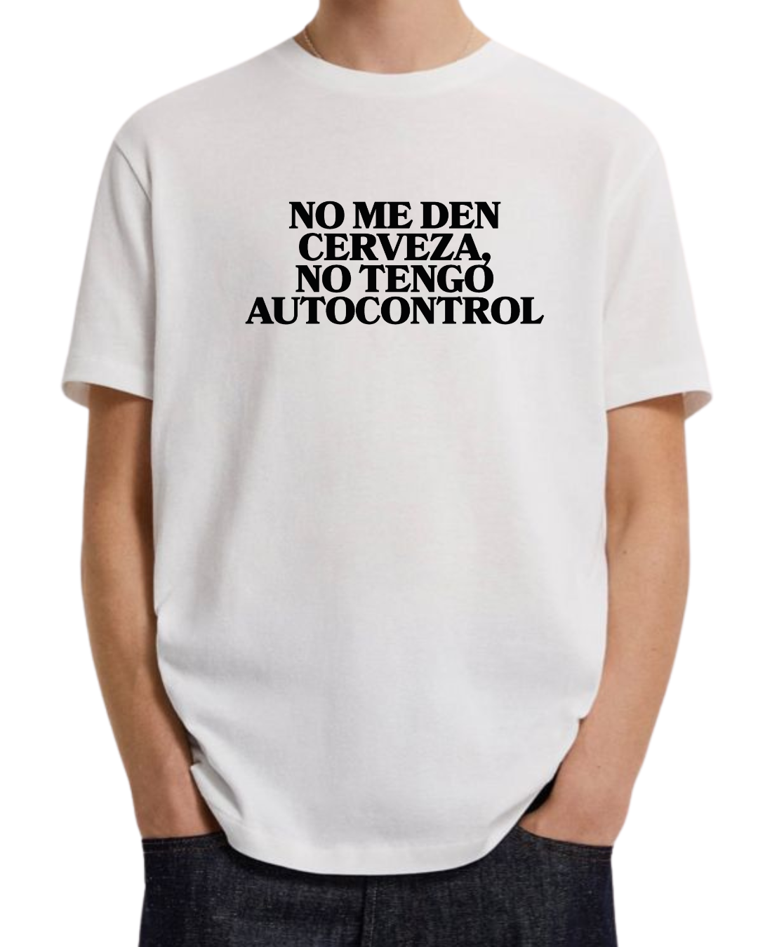 No me den cerveza, no tengo autocontrol (Editable)