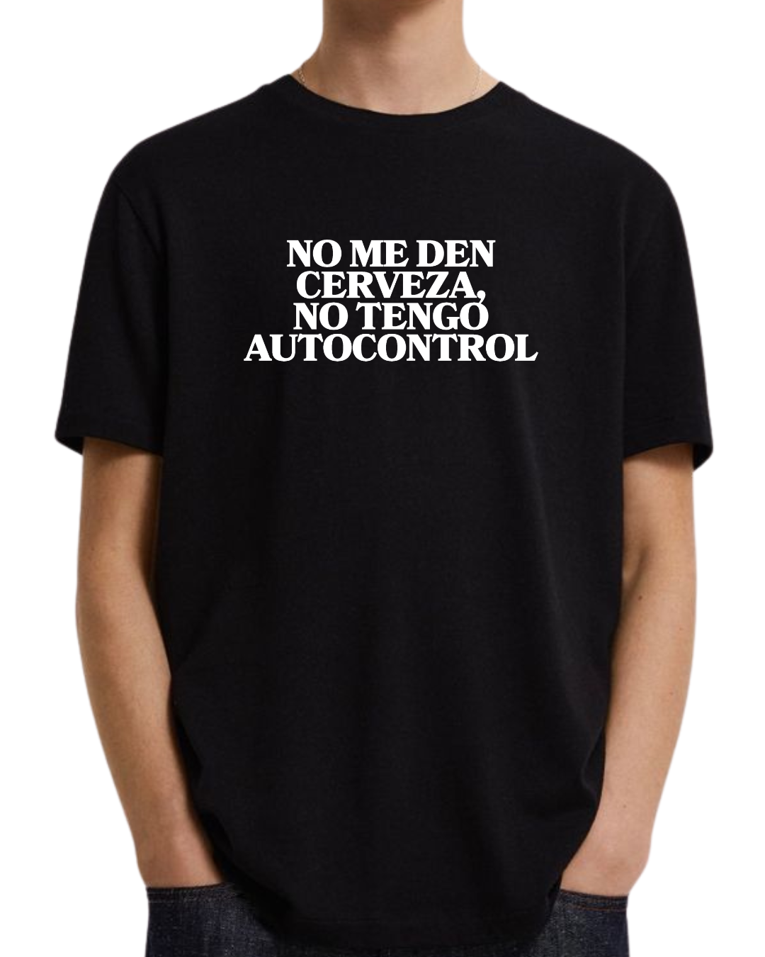 No me den cerveza, no tengo autocontrol (Editable)