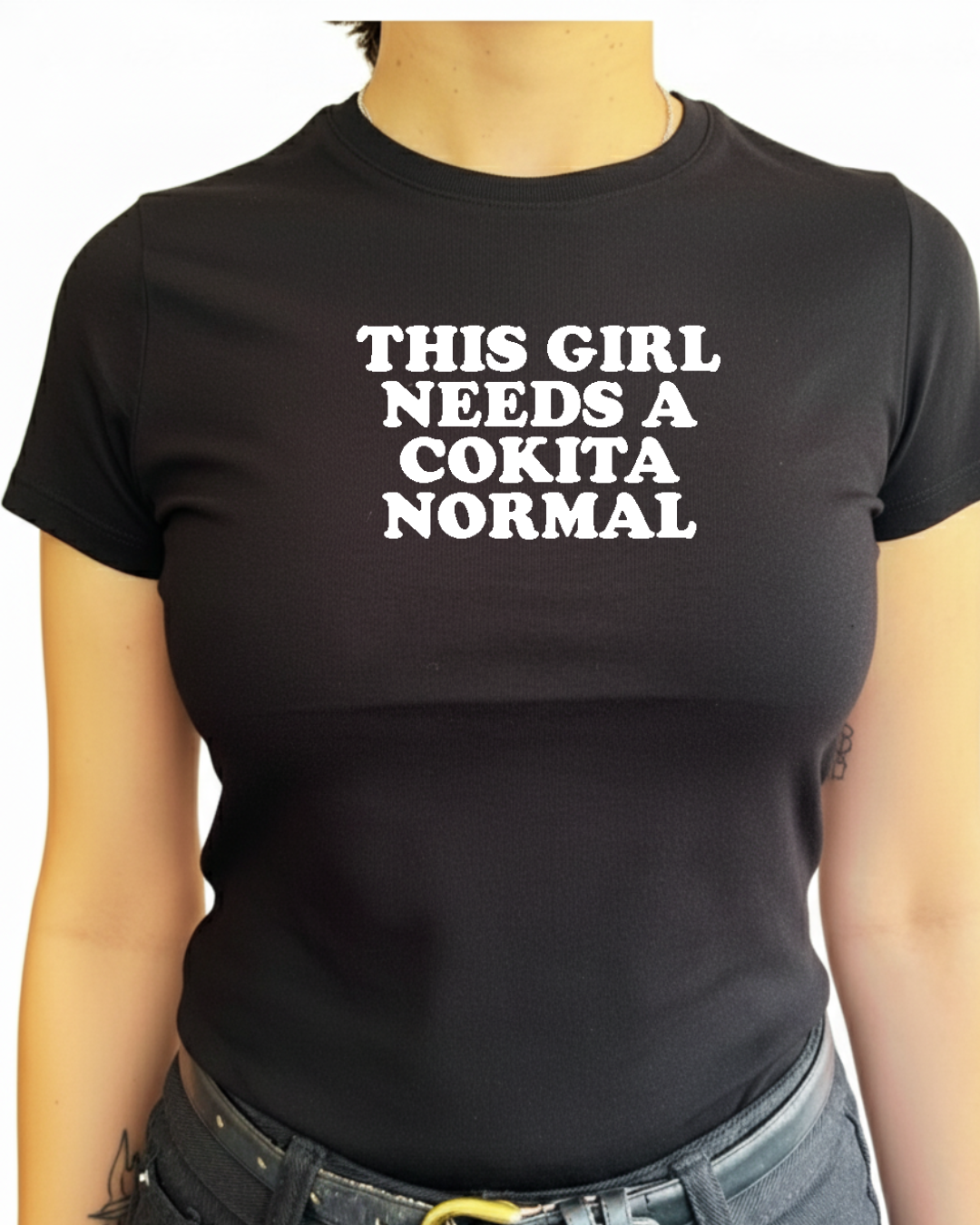 this girl needs a  cokita normal