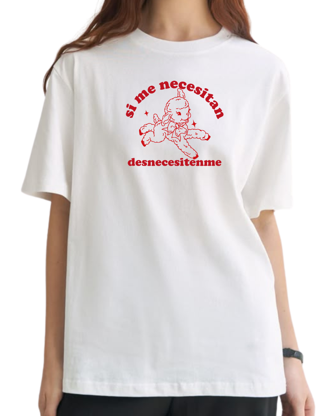 Si me necesitan, desnecesitenme  - dibujo