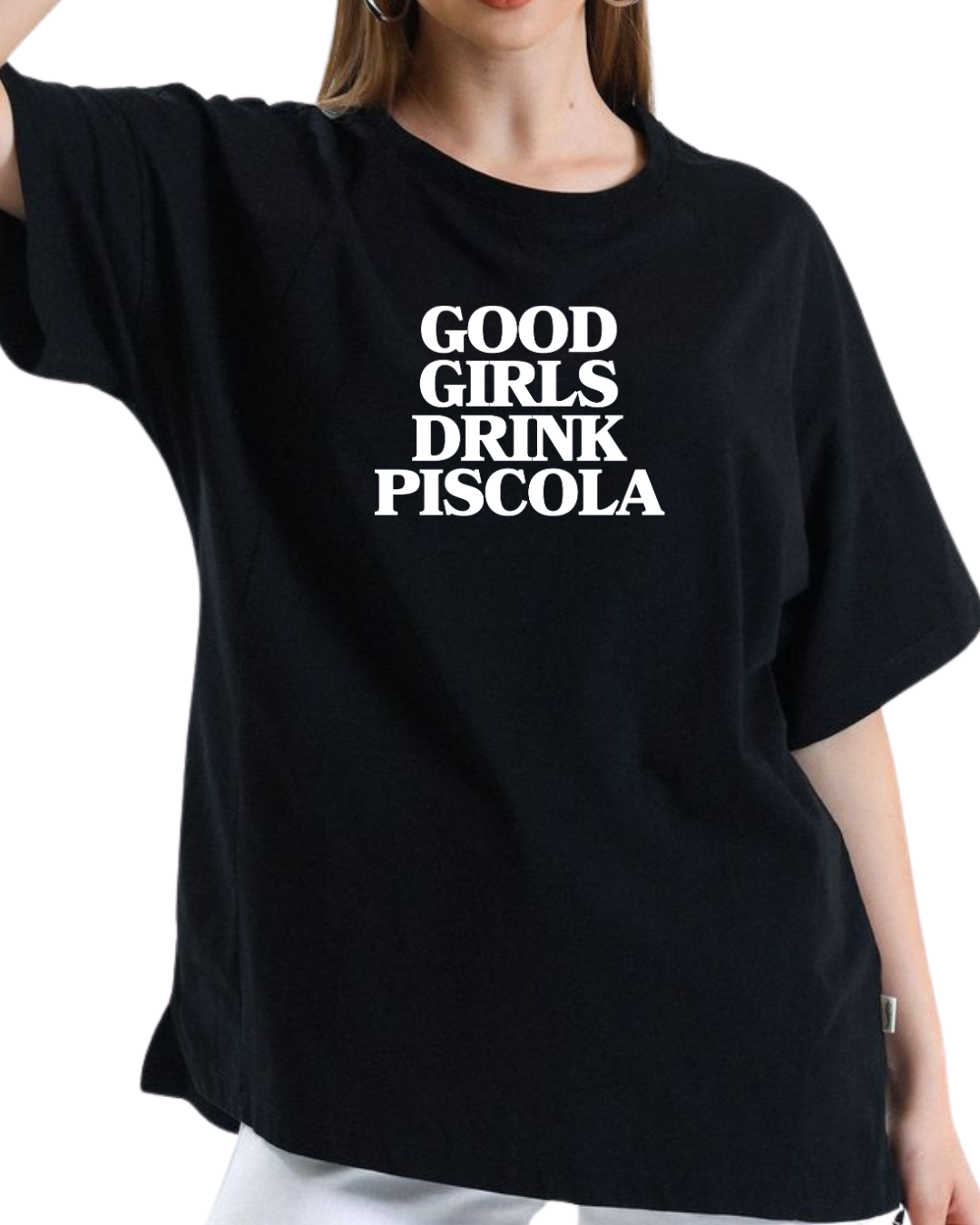 Good girl drink piscola (editable)