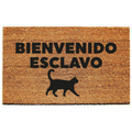 BIENVENIDO ESCLAVO - limpiapies GATO