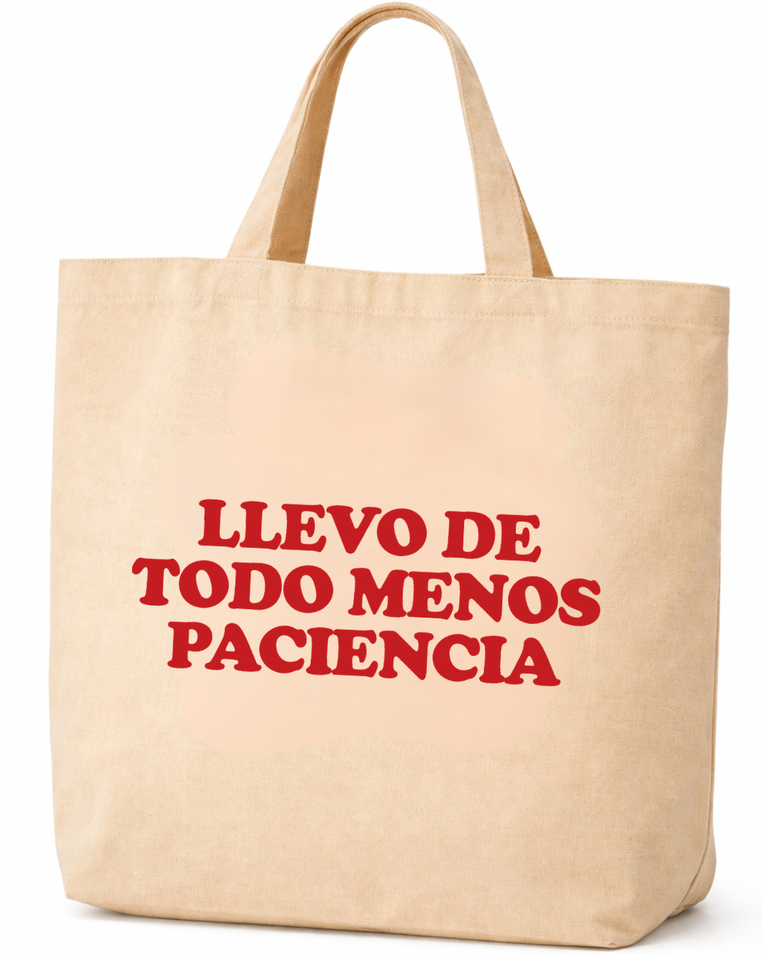 LLEVO DE TODO MENOS PACIENCIA
