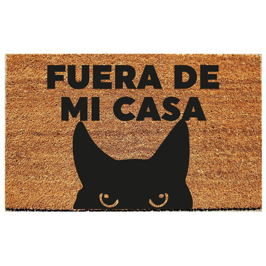 FUERA DE MI CASA - limpiapies GATO