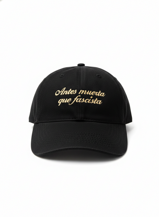 gorro- antes muerta que fascista