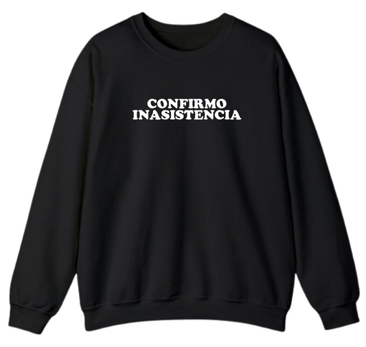 confirmo INASISTENCIA