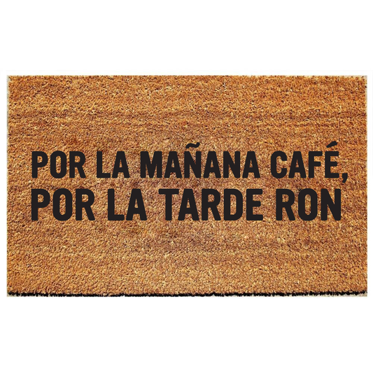 Por la manana cafe por la tarde ron / bad bunny