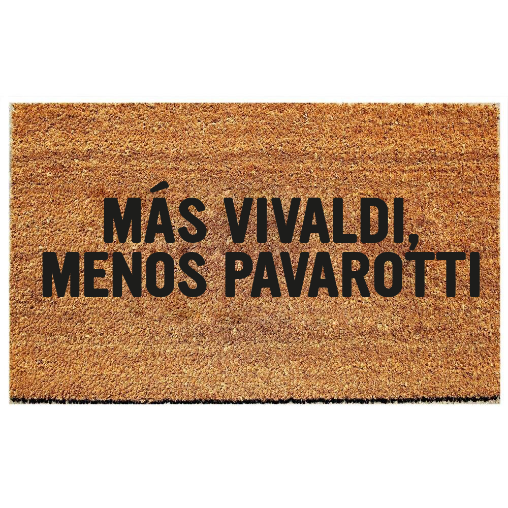 MÁS VIVALDI, MENOS PAVAROTTI