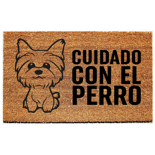 CUIDADO CON EL PERRO yorkshire terrier