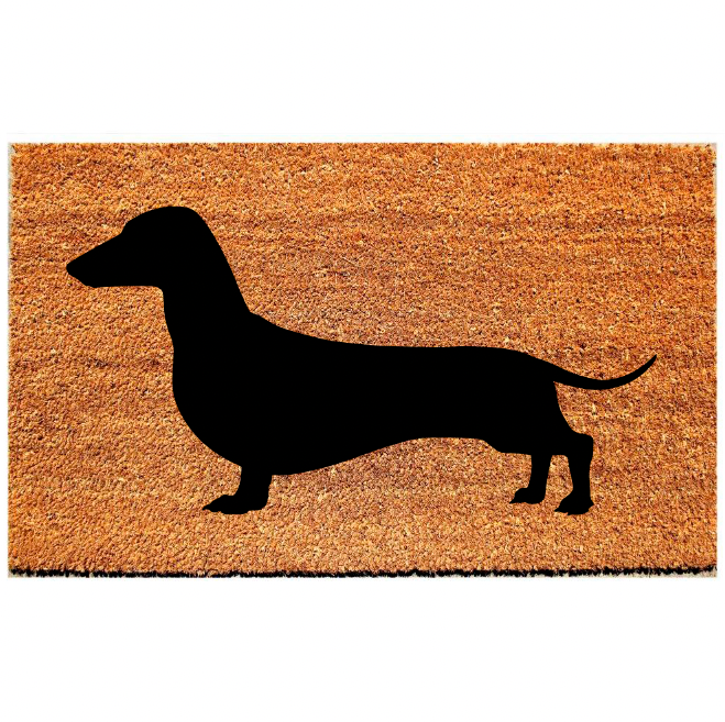 Dachshund  perros salchicha - limpiapies