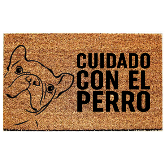 CUIDADO CON EL PERRO bulldog