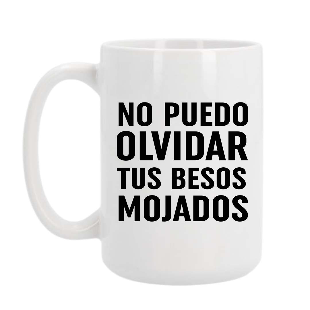 no puedo olvidar tus besos mojados